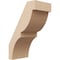 Ekena Millwork 5-inch W x 8-inch D x 12-inch H Valencia Rough Cedar Woodgrain TimberThane Knee Brace, Primed BRCUR05X08X12VALRCPR - alternate 1
